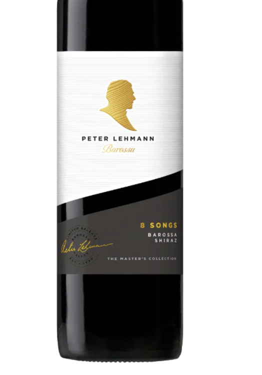 (image for) PETER LEHMANN MASTERS 8 SONGS SHIRAZ 2021 (10 Gold Medals) - RRP $50